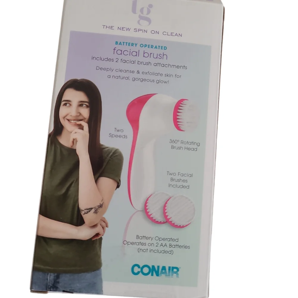 💕NIB Beauty Bundle💕Jade Dual Sided Facial Roller Duo + Conair Facial Brush💕